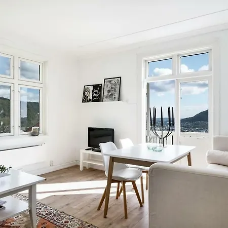 Posh Area, Amazing Panorama View + Balcony,parking 3br Bergen